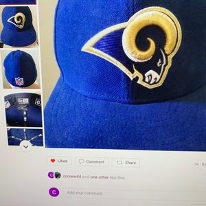 Rams Cap 7 3/8